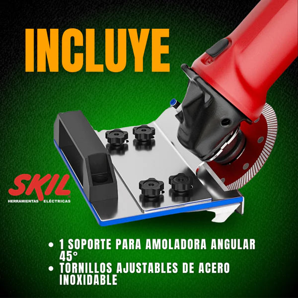 BISELADOR DE 45° PARA PULIDORA ANGULAR