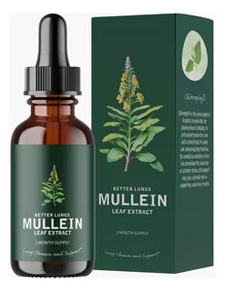 Fórmula Natural Limpia Pulmones MULLEIN, en gotas - ENVÍO GRATIS